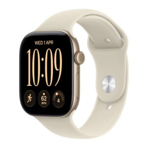 Apple Watch Series 12 42mm (GPS) (MJED4, Light Gold Aluminium Sand Sport Band - S/M) (International Version)