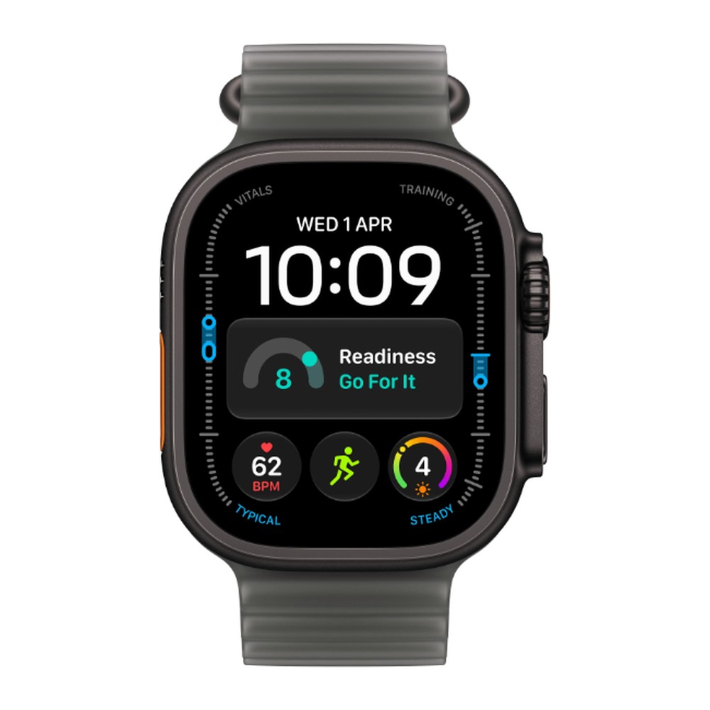 Apple Watch Ultra 4 49mm (GPS + Cellular) (MJAY4, Black Titanium Case Black Ocean Band) (International Version)