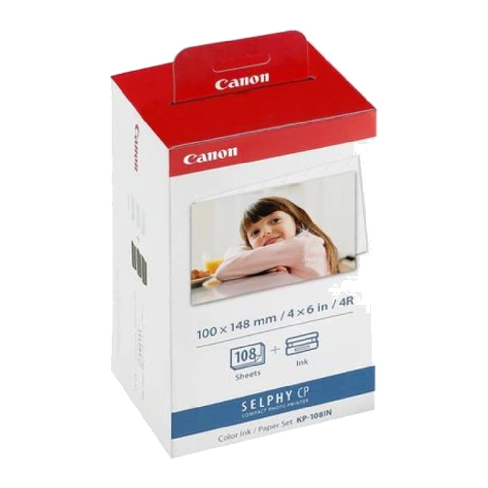 Canon KP-108IN Colour Ink / Paper Set for SELPHY (108 Sheets, Postcard Size) - Image 2