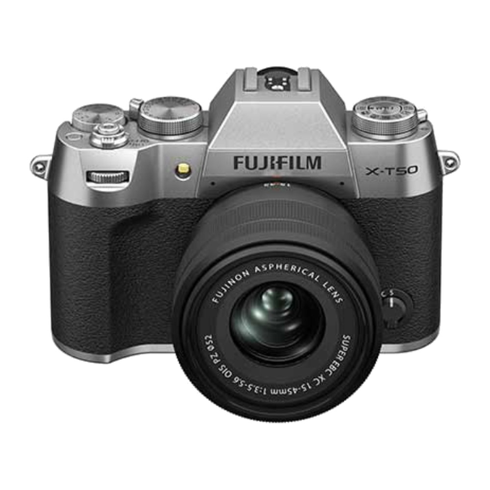 FUJIFILM X-T50 Mirrorless Camera with XC 15-45mm f/3.5-5.6 OIS PZ Lens (Silver) - Image 2