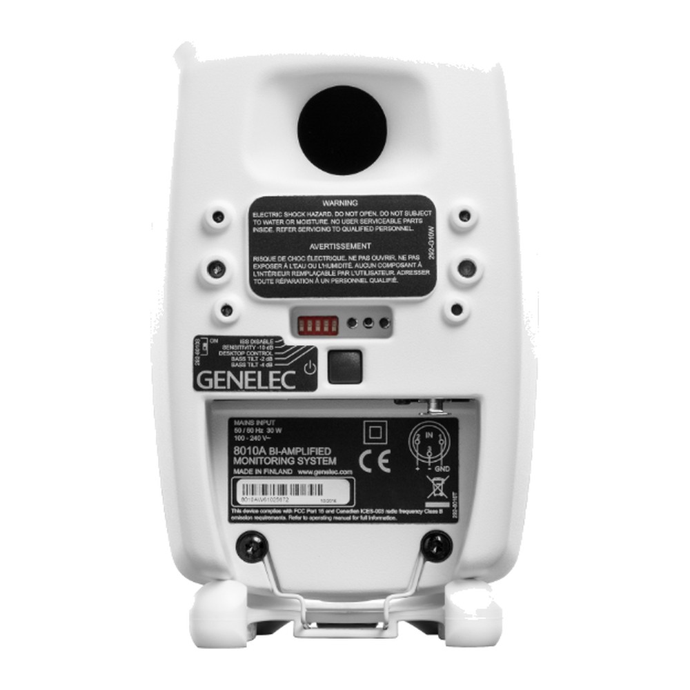 Genelec 8010A Active Studio Monitor (Single, White) - Image 4