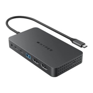 HyperDrive Next Dual 4K HDMI 7-Port USB-C Hub (HD7002GL) (Grey)