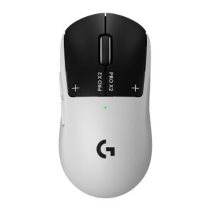 Logitech G PRO X2 SUPERSTRIKE LIGHTSPEED Wireless Gaming Mouse (Lunar Eclipse, 910-007778)