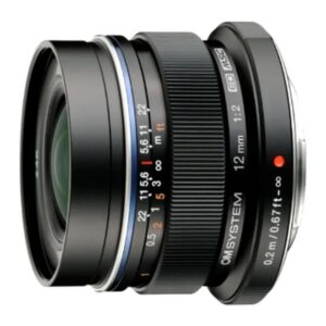 OM SYSTEM M.Zuiko Digital ED 12mm f/2.0 Lens (Black)