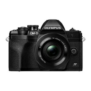 OM SYSTEM OM-D E-M10 Mark IV Mirrorless Camera with M.Zuiko 14-42mm EZ Lens (Black)