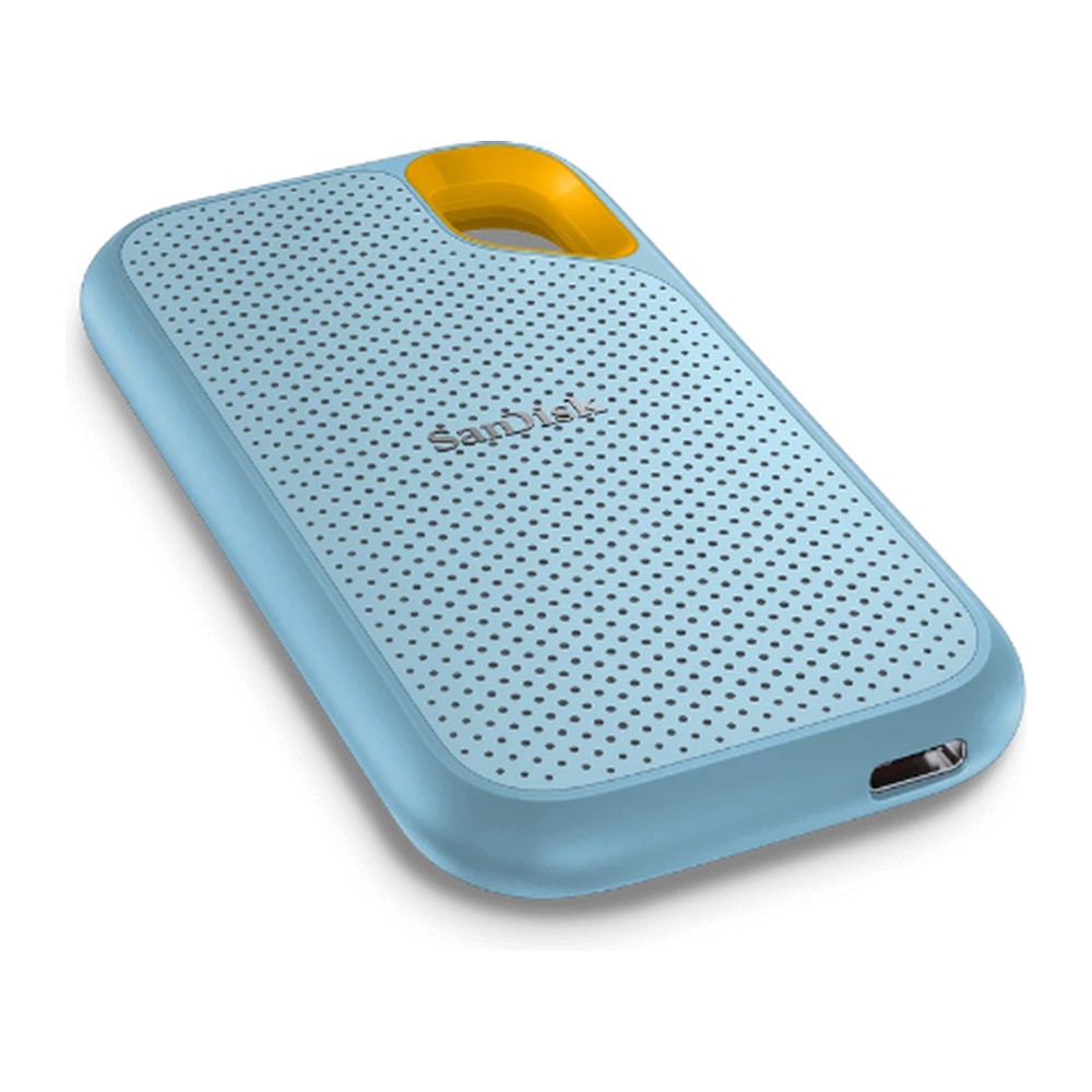 SanDisk Extreme Portable SSD V2 (1TB, Sky Blue, SDSSDE61-1T00-G25B) - Image 3