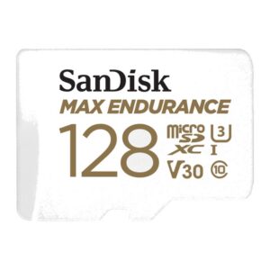 SanDisk MAX ENDURANCE microSDXC UHS-I Card (128GB, SDSQQVR-128G-GN6IA)